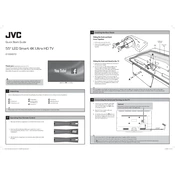 JVC LT-55K870 manual cover