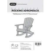 Keter Rocking Adirondack Furniture manual cover