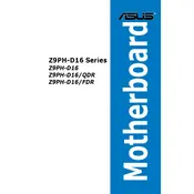 ASUS Z9PH-D16-QDR Motherboard manual cover