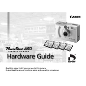 Canon PowerShot A50 manual cover