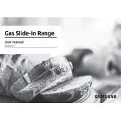 Samsung NX58R9311SS Cooker manual cover