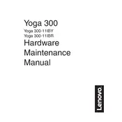 Lenovo IdeaPad Yoga 300-11IBR Laptop manual cover