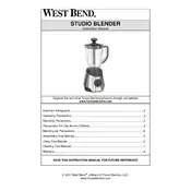 Back To Basics L5700 6550 Blender manual cover