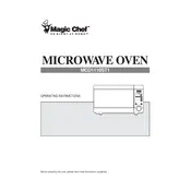 Magic Chef MCD1110ST1 Microwave manual cover