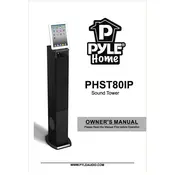 Pyle PHST80IP Sound Tower manual cover