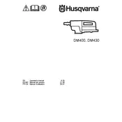 Husqvarna DM400 Drill manual cover