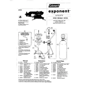 Coleman Exponent Apex II Stove 445A manual cover