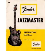 Fender 1959 Jazzmaster Guitar manual cover