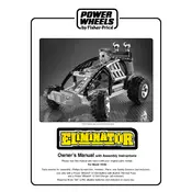 Power Wheels Mattel The Eliminator 73180 Toy manual cover