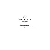 Scion tC Premium Audio System 2011 Coupe manual cover