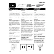 Toro 52475 Light Kit manual cover