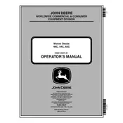 John Deere 48C Mower manual cover