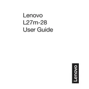 Lenovo L27M-28 65E6-KC1-WW Monitor manual cover