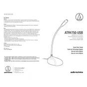 Audio-Technica ATR4750-USB Microphone manual cover