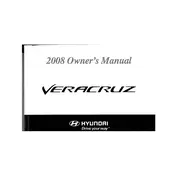 Hyundai Veracruz GLS 2008 SUV manual cover