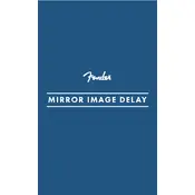 Fender Mirror Image Delay Effects Pedal manual cover