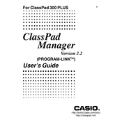 Casio ClassPad Manage Ver.2.2 Software manual cover