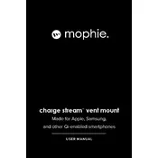 Mophie Charge Stream Vent Mount Charger manual cover