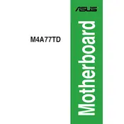 ASUS M4A77TD Motherboard manual cover