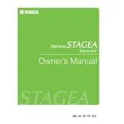 Yamaha Electone Stagea ELS-01C Keyboard manual cover