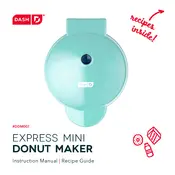 Dash DDM007 Express Mini Donut Maker manual cover