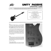 Peavey Unity Passive Guitar manual cover