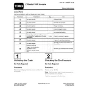 Toro Z Master Turbo Force G3 74921 Mower