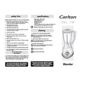 Carlton CBL1W manual cover