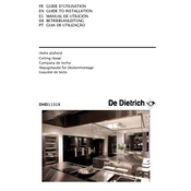 De Dietrich DHD1131X Hood manual cover