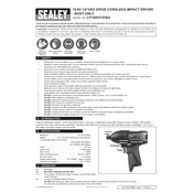 Sealey CP108VCIDBO Impact Driver manual cover