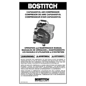 Bostitch CAP2040ST-OL Compressor manual cover