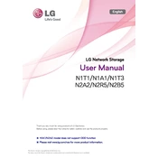 LG N1T1 N1A1DD1.AVAR01I Storage manual cover