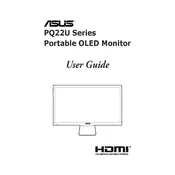 ASUS ProArt Display PQ22UC Monitor manual cover