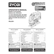 Ryobi PBLJS01 Saw manual cover