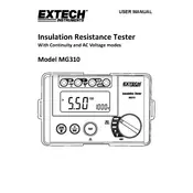 Flir Extech MG310 Tester manual cover