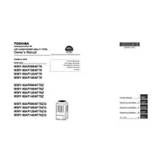 Toshiba MMY-MAP0804FT8Z Air Conditioner manual cover