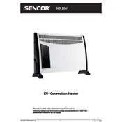 Sencor SCF 2001 Heater manual cover