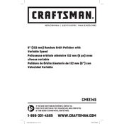 Craftsman CMEE145 Polisher manual cover