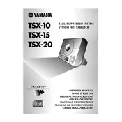 Yamaha TSX-10 Audio System manual cover