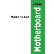 ASUS M2N68-AM SE2 Motherboard manual cover