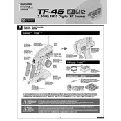 HPI Racing TF-45 115477 Radio Set manual cover