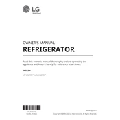 LG LRFWS2906S Refrigerator manual cover