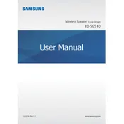 Samsung Scoop SG510 EO-SG510CDEGUS Speaker manual cover