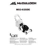 McCulloch M53-625DE manual cover