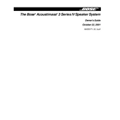 Bose Acoustimass 3 Series IV manual cover