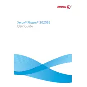 Xerox Phaser 3020BI Printer manual cover