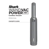 Shark Wandvac Power WV403 Vacuum manual cover