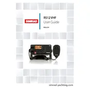 Simrad Navico RS12 Radio manual cover