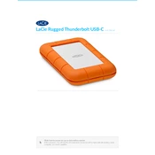 Lacie Rugged Thunderbolt STFS500400 Storage manual cover