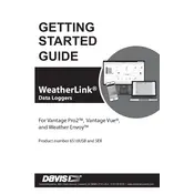 Davis WeatherLink 6510USB Data Logger manual cover